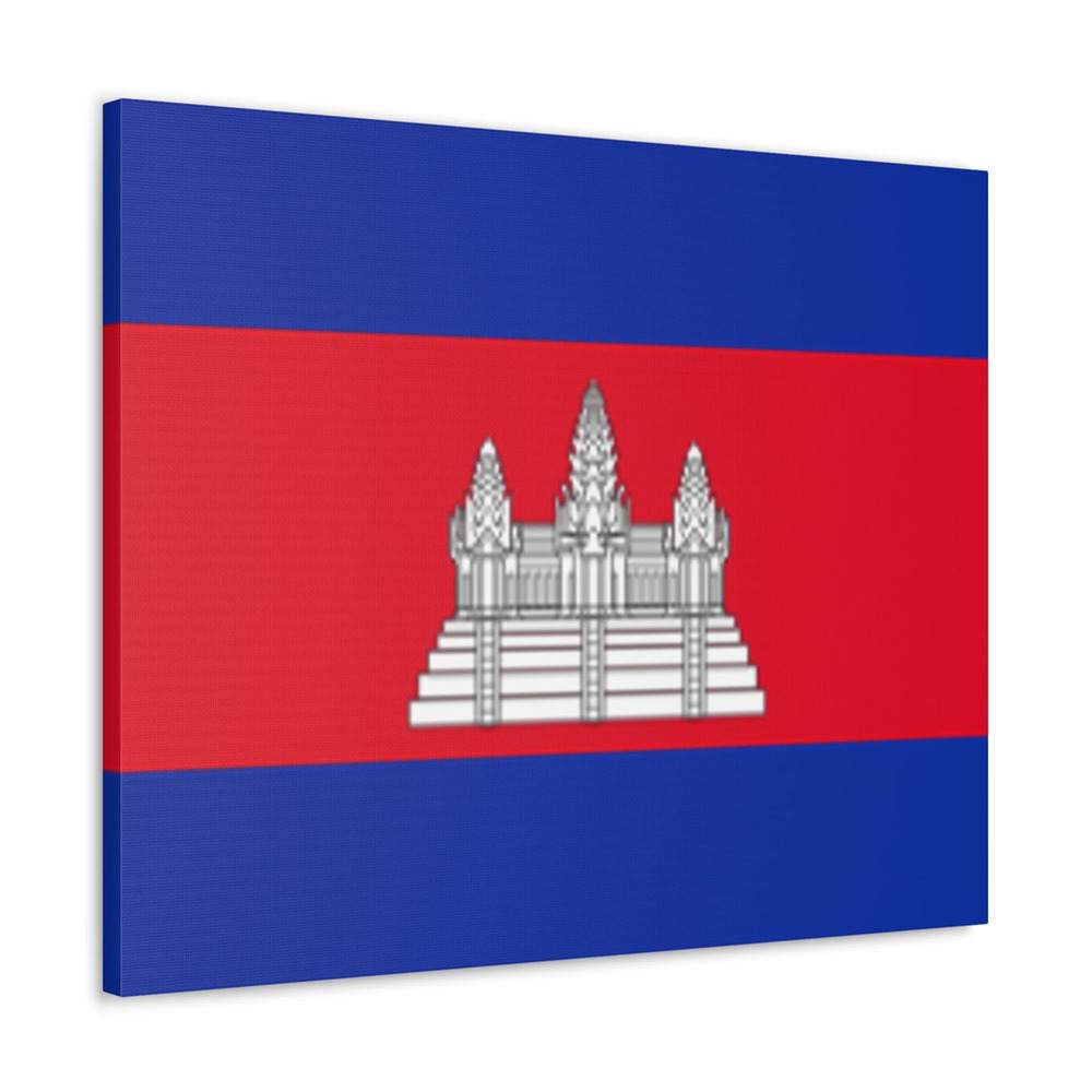 Cambodia Country Flag Canvas Vibrant Wall Art Unframed Home Decor